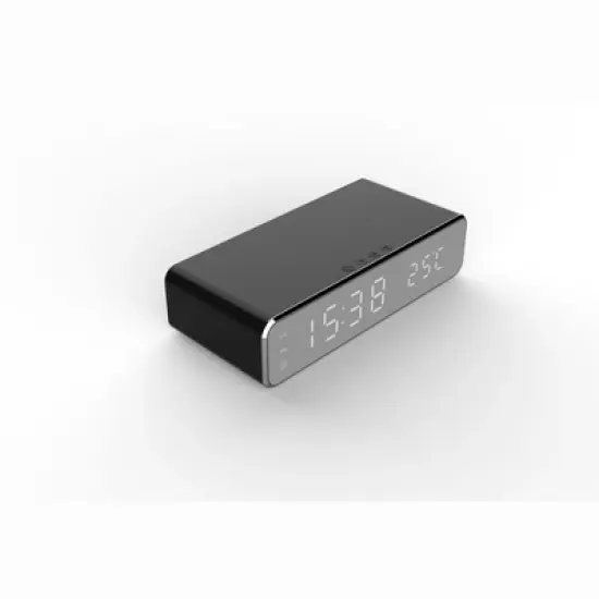 Link Modern and Sleek Alarm Clock with Qi Wireless Charger image {2}