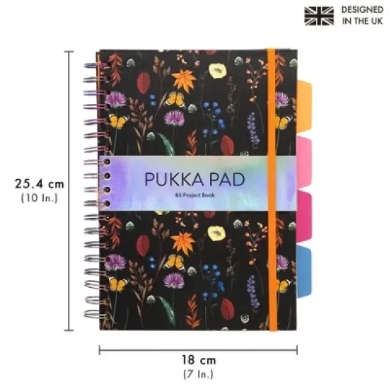 Pukka Pads B5 Bloom Project Book - Assorted - Pack 3 image {2}