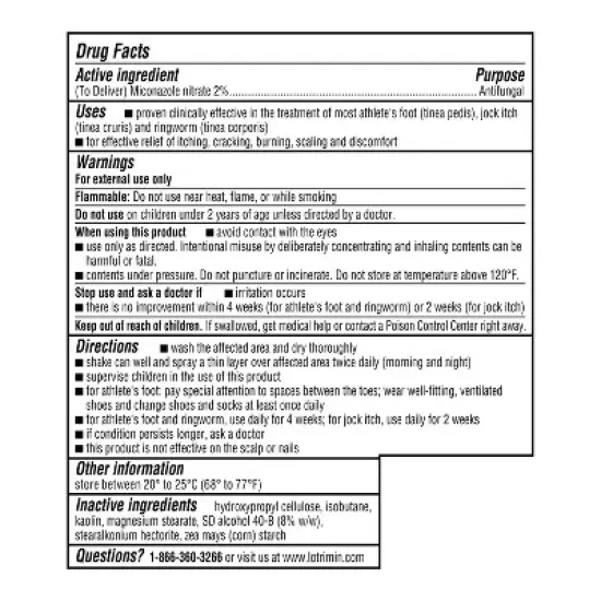 Lotrimin Spray Powder - 4.6oz image {1}