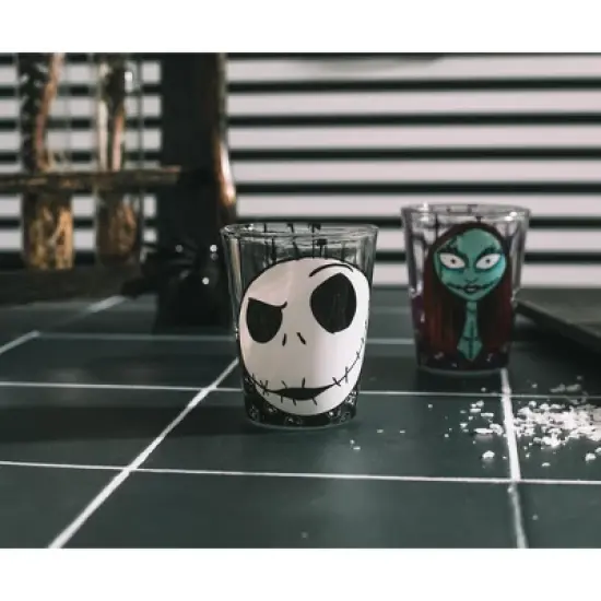 Silver Buffalo Disney The Nightmare Before Christmas 1.5-Ounce Mini Shot Glasses | Set of 4 image {4}