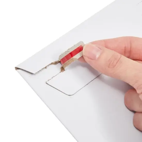 Juvale 100 Pack 6x8 Rigid Mailers - 550 GSM Thick Self Adhesive Stay Flat Cardboard Envelopes for Shipping Photos, Documents image {5}