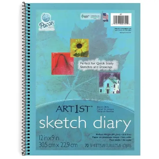 Pacon Art1st Design/Craft Paper 9" x 12" White 70/Sheets 3/Bundle (PAC4791) PAC4791-3 image {1}