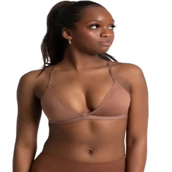 Capezio Women's Deep Neck Clear Back Bra image {5}