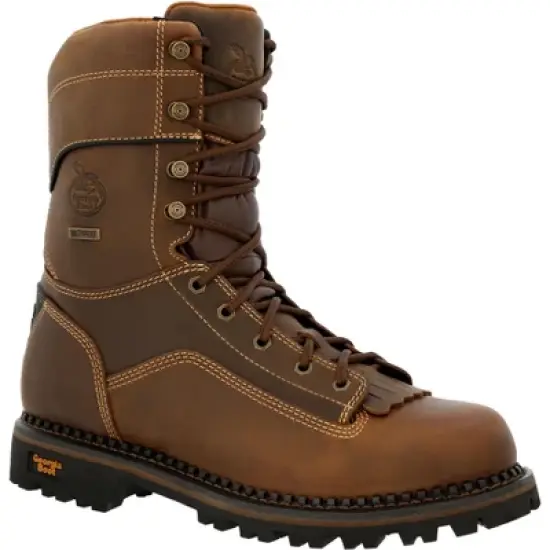 Men's Georgia Boot AMP LT Low Heel Logger Composite Toe Waterproof Work Boot image {7}