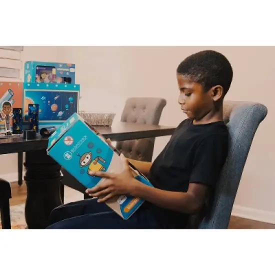 Brown Toy Box Justin Robotics STEAM Kit image {4}