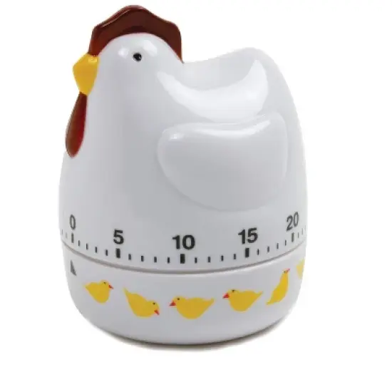 Norpro 60-minute Wind-Up Chicken Kitchen Timer image {6}