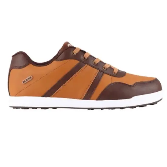 Ram FX Comfort Mens Waterproof Golf Shoes Brown image {1}