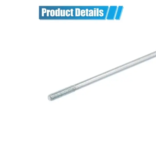 Unique Bargains 14G J Bend Bicycle Galvanized Spokes 290mm 11.42" Spokes with Nipples Silver Tone 12 Pcs image {5}