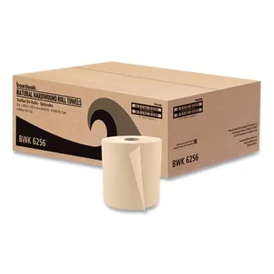 Boardwalk Brown Paper Towels - 6 Rolls image {1}
