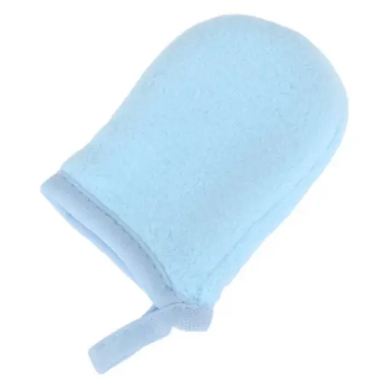 Unique Bargains Rectangular Glove Type Facial Sponges 3.94"x5.12" 1 Pc image {11}