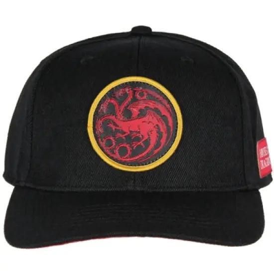 Game Of Thrones: House Of The Dragon Targaryen Adult Snapback Hat Cap For Men image {1}