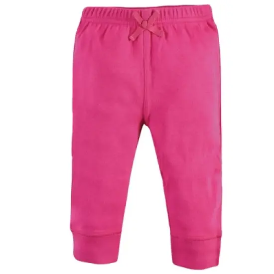 Touched by Nature Baby and Toddler Girl Organic Cotton Pants 4pk, Garden Floral image {5}