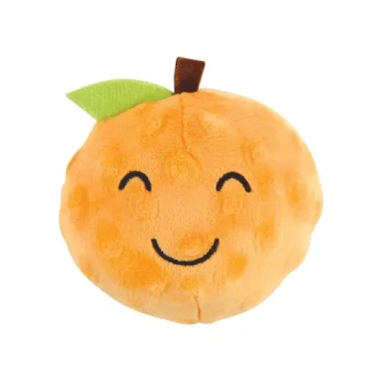 Luvable Friends Dog Squeaky Plush Dog Mini Toy Set, Fruits, One Size image {3}