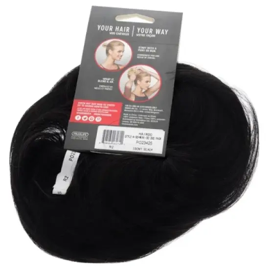 Style-a-do And Mini-do Duo Pack - R2 Ebony by Hairdo for Women - 2 Pc Hair Wrap image {1}