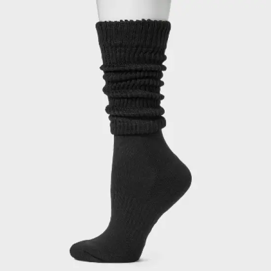 Women's Cushioned Scrunch 2pk Athletic Crew Socks - All In Motion&trade; 4-10 image {1}