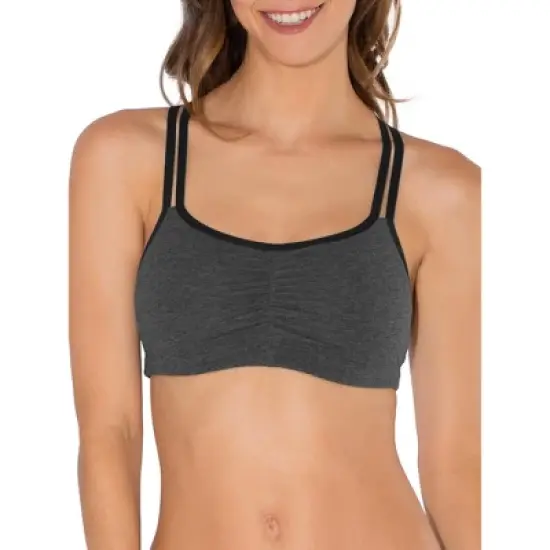 Fruit of the Loom Women's Spaghetti Strap Cotton Sports Bra  image {3}