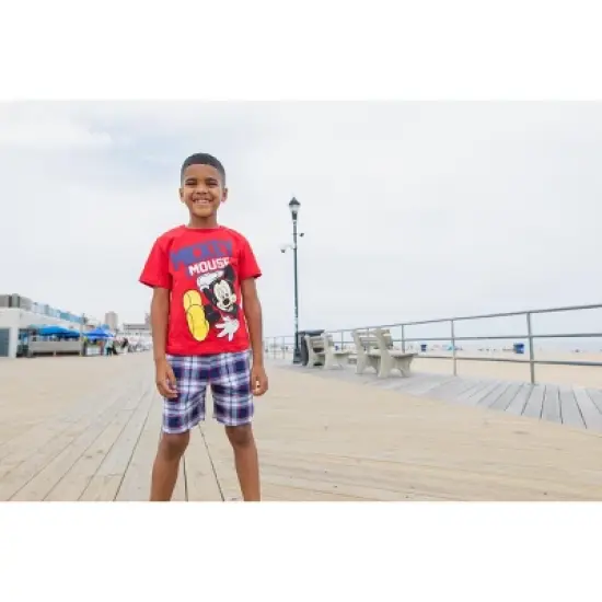 Disney Mickey Mouse T-Shirt and Shorts Outfit Set Toddler to Big Kid image {5}