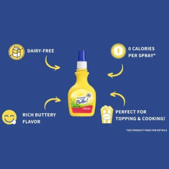 I Can't Believe It's Not Butter! Original Vegetable Oil Spray - 8 fl oz image {1}