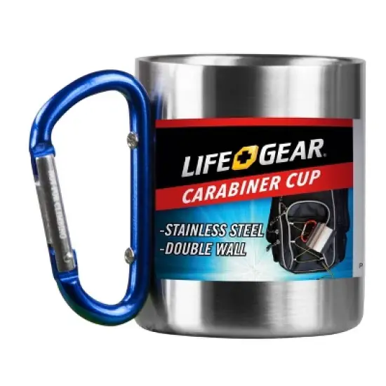 Life Gear 10oz Carabiner Camp Mug image {1}