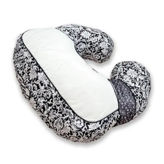 The All New Hugaboo HUG4352 Nursing Pillow, Black Floral image {1}