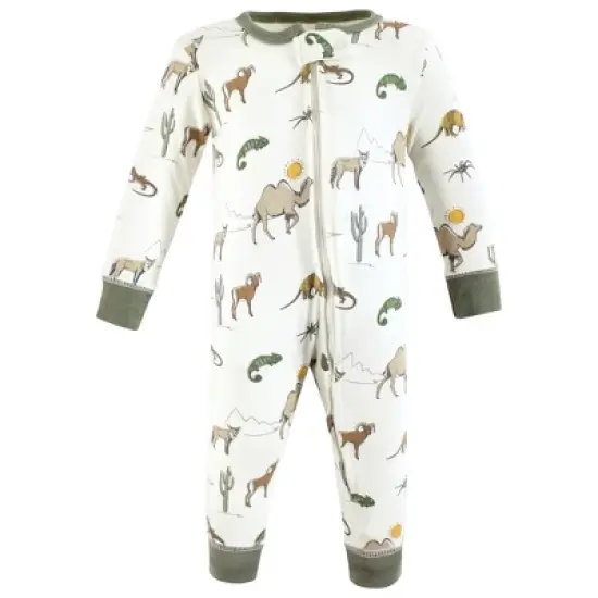 Hudson Baby Cotton Sleep and Play, Desert Animals image {2}