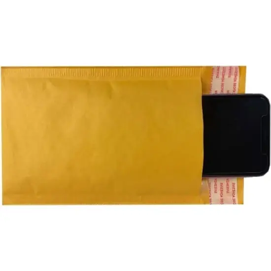 UOFFICE Pacl of 1000 Kraft Bubble Mailers 4" x 8" - #000 Self-Seal Padded Envelopes image {8}