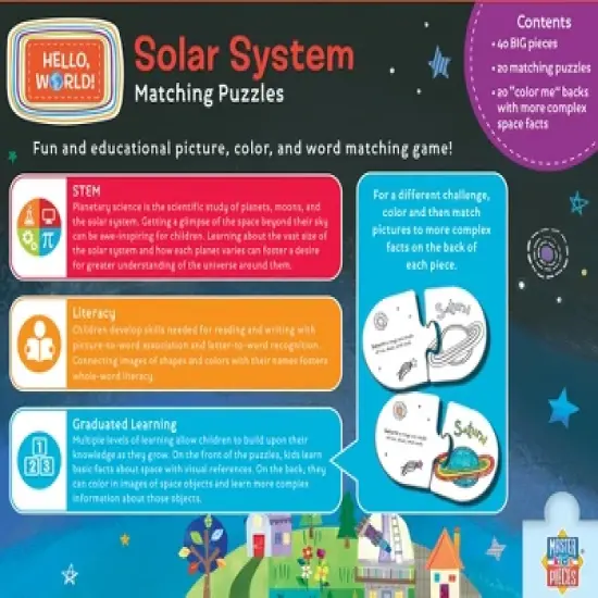 MasterPieces Kids Games - Hello, World! - Solar System Matching Game image {3}