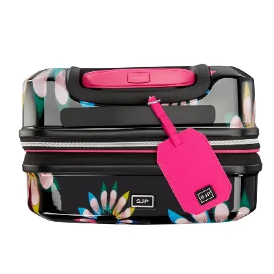 Sarah Jessica Parker Clear Crossbody Bag with Luggage Tag Set image {7}