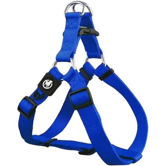 DDOXX Adjustable Nylon Step-in Dog Harness, Extra Small, Black image {1}