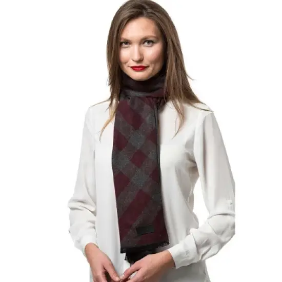 Mio Marino | Women's Cashmere Feel, 100% Cotton Fashion Winter Scarf image {19}