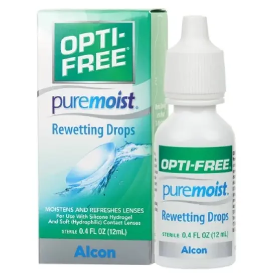 Opti-Free PureMoist Contact Lens Rewetting Drops - 0.4 fl oz image {6}