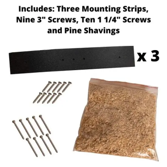 JCs Wildlife Large Barn Owl Box with Exercise Platform: Do It Yourself Assembly Kit image {5}