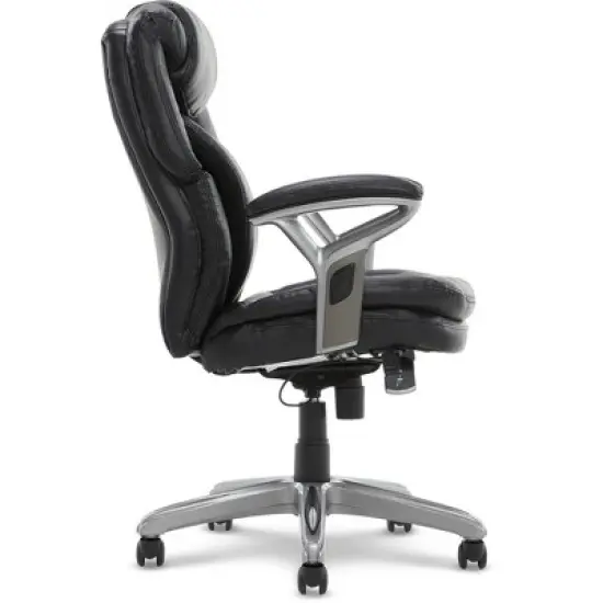 AIR Health & Wellness Managers Chair Black Leather - Serta image {4}