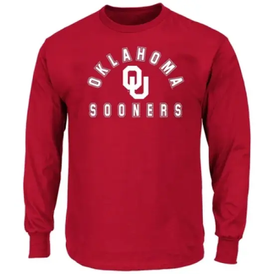 NCAA Oklahoma Sooners Men's Big and Tall Long Sleeve T-Shirt  image {3}