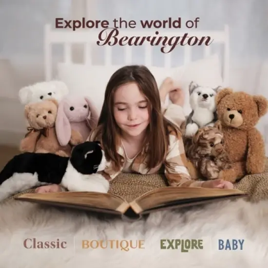 Bearington Bernie The Bernese Mountain Dog Stuffed Animal, 13 Inch Puppy Stuffed Animal, For Ages 3-14 image {4}