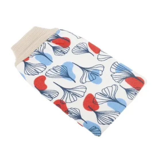 Unique Bargains Double Side Threaded Shower Gloves 9.25"&times;5.51" 1 Pc image {4}