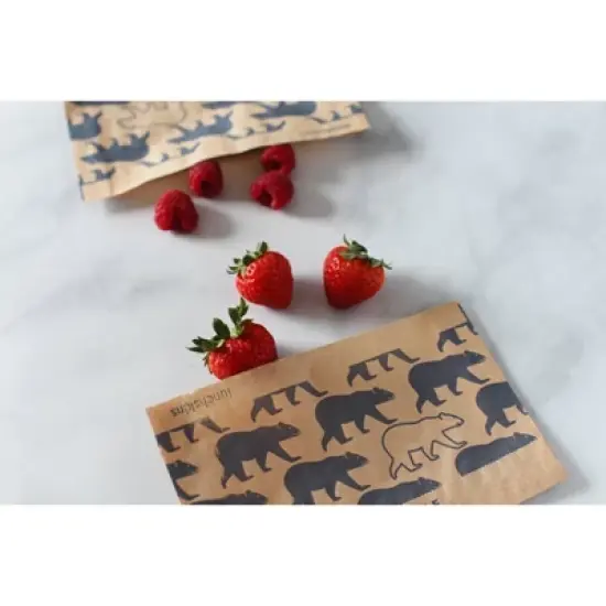 Lunchskins Compostable Food Storage Snack Bags - Bear - 50ct image {2}