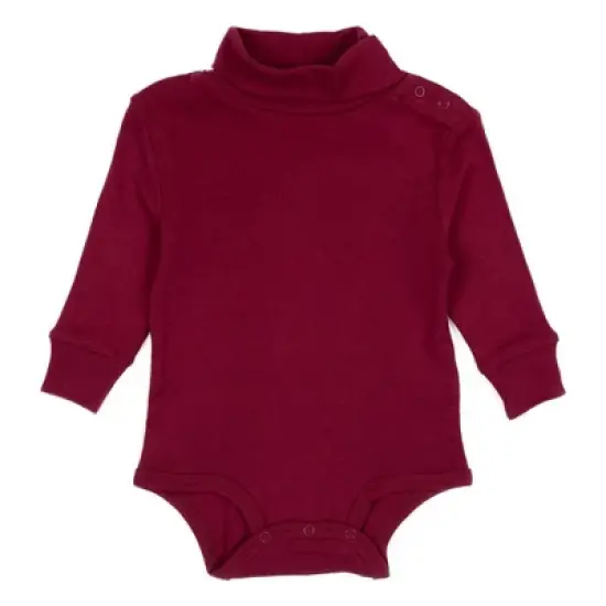 Leveret Baby Long Sleeve Turtleneck Bodysuit image {21}