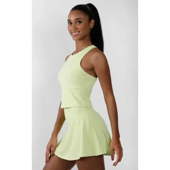 90 Degree By Reflex Cloudlink Cropped Racerback Tank Top image {5}