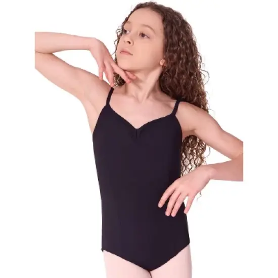 Capezio Girl's Soft Elegance Camisole V-neck Leotard - Tween image {4}
