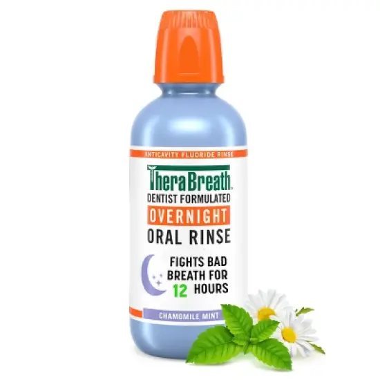 TheraBreath Overnight Mouthwash - Chamomile Mint - 16 fl oz image {11}
