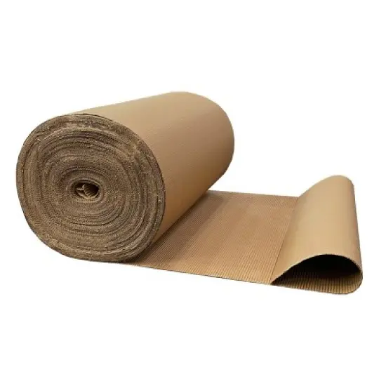 UOFFICE Corrugated Wrap 30" x 250' x 1/8" Thick - B Flute Cardboard Wrap image {3}