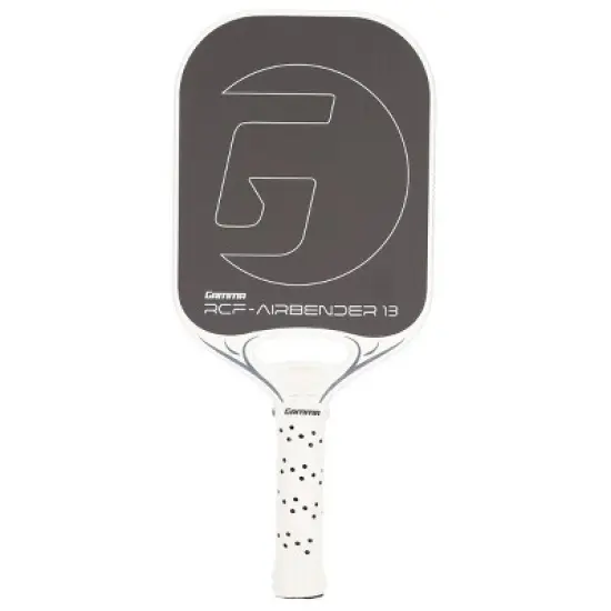 GAMMA Sports 16.3" RCF Airbender 13 Traditional Pickleball Paddle - Black/White image {4}