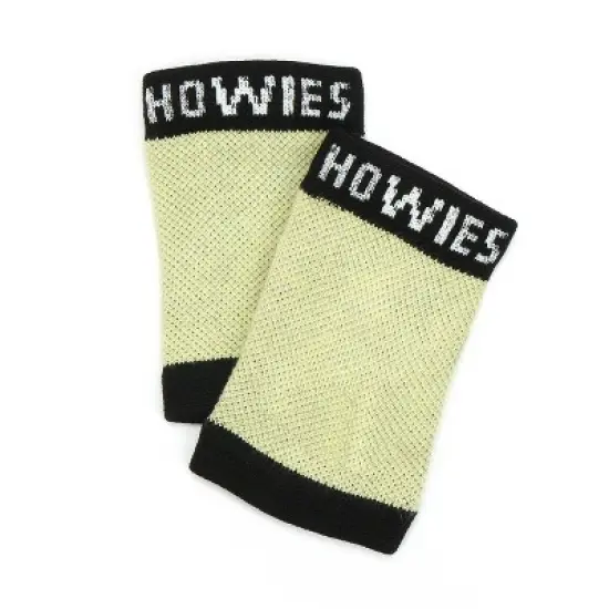 Howies Hockey Wrist Guard 2pc - White/Yellow /Black Youth image {1}