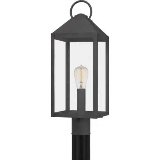 Quoizel Lighting Thorpe 1 - Light Post Light in  Mottled Black image {4}