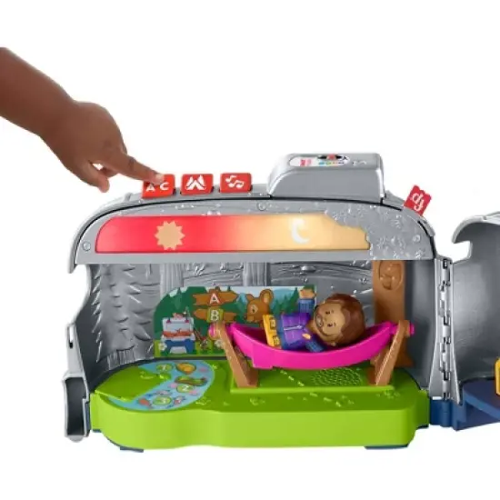 Fisher-Price Little People Light-up Learning Camper Playset image {2}