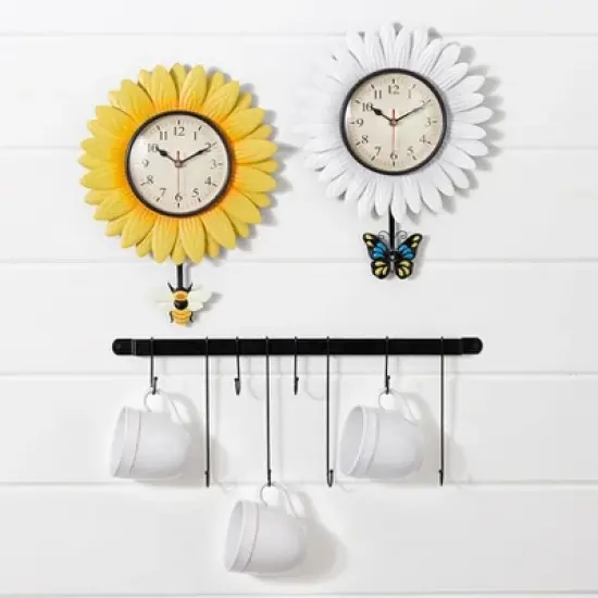 The Lakeside Collection Wall-Mounted Coffee Mug Rack image {1}