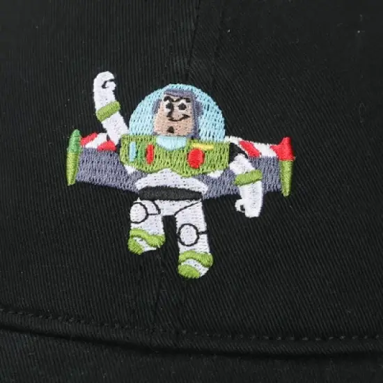 Toy Story Buzz Lightyear Men's Black Unstructured Baseball Cap image {6}