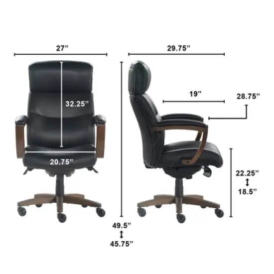 LZB Modern Grayson Executive Office Chair - La-Z-Boy image {11}