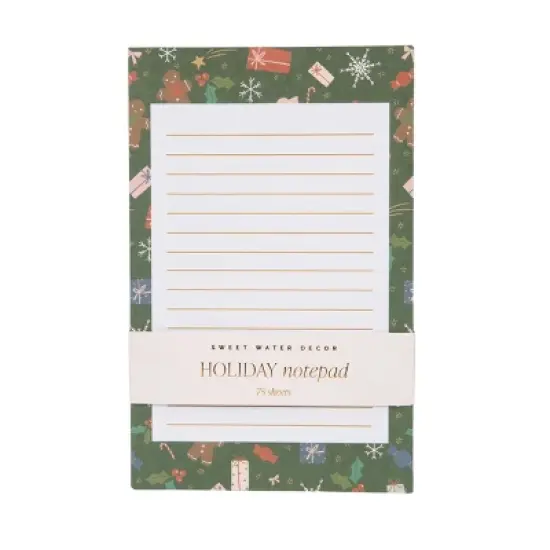 Sweet Water Decor Gingerbread Tear Off Notepad image {3}